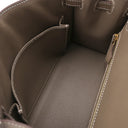 エルメス HERMES ケリー25 外縫い エトゥープ ヴォーエプソン 2WAYバッグ ゴールド金具 グレージュ ショルダー 2025年製