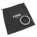 フェンディ FENDI モンスター バグズ バゲット BR600 41K ブラック×イエロー レザー 2WAYバッグ シルバー金具 ショルダー ミラー欠品