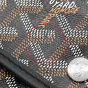 ゴヤール GOYARD サンルイGM ブラック PVCコーティングキャンバス ゴヤールディンキャンバス シュヴロッシュカーフスキン トートバッグ シルバー金具 リバーシブル ヘリンボーン