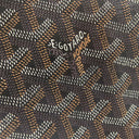ゴヤール GOYARD サンルイGM ブラック PVCコーティングキャンバス ゴヤールディンキャンバス シュヴロッシュカーフスキン トートバッグ シルバー金具 リバーシブル ヘリンボーン