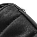 セリーヌ CELINE マトラッセ モノクローム ブラック レザー ショルダーバッグ シルバー金具 黒 ロゴ チェーンショルダー チェーンバッグ