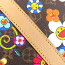 ルイヴィトン LOUIS VUITTON LV×TM キーポル バンドリエール 45 M13869 モノグラム モノグラムキャンバス ボストンバッグ ゴールド金具 茶 村上 隆