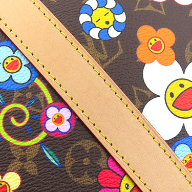 ルイヴィトン LOUIS VUITTON LV×TM キーポル バンドリエール 45 M13869 モノグラム モノグラムキャンバス ボストンバッグ ゴールド金具 茶 村上 隆