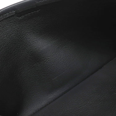 エルメス HERMES ジジェ エラン ブラック×オンブレ スイフト リザード クラッチバッグ 黒 グレー