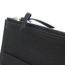 エルメス HERMES ジジェ エラン ブラック×オンブレ スイフト リザード クラッチバッグ 黒 グレー