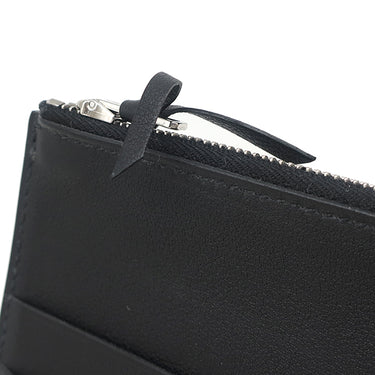 エルメス HERMES ジジェ エラン ブラック×オンブレ スイフト リザード クラッチバッグ 黒 グレー