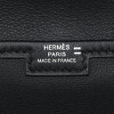エルメス HERMES ジジェ エラン ブラック×オンブレ スイフト リザード クラッチバッグ 黒 グレー