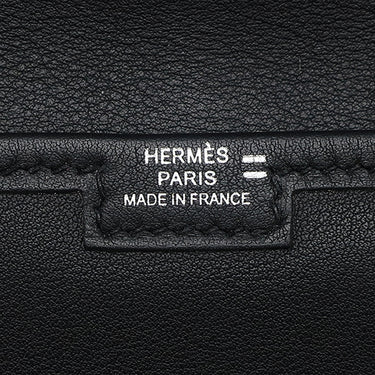 エルメス HERMES ジジェ エラン ブラック×オンブレ スイフト リザード クラッチバッグ 黒 グレー