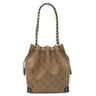 ルイヴィトン LOUIS VUITTON ノエ トランク M13324 モノグラムリバース レザー モノグラムリバース ショルダーバッグ ゴールド金具 茶 黒 ワンショルダー