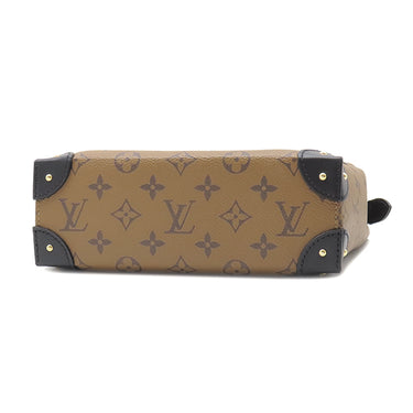 ルイヴィトン LOUIS VUITTON ノエ トランク M13324 モノグラムリバース レザー モノグラムリバース ショルダーバッグ ゴールド金具 茶 黒 ワンショルダー