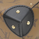 ルイヴィトン LOUIS VUITTON ノエ トランク M13324 モノグラムリバース レザー モノグラムリバース ショルダーバッグ ゴールド金具 茶 黒 ワンショルダー
