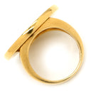 ブルガリ BVLGARI ブルガリブルガリ ビッグシェルリング ホワイト×イエローゴールド K18YG マザーオブパール リング 指輪 K18 18K 750 マザーオブパール 12.5号