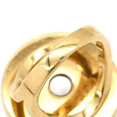 ブルガリ BVLGARI ブルガリブルガリ ビッグシェルリング ホワイト×イエローゴールド K18YG マザーオブパール リング 指輪 K18 18K 750 マザーオブパール 12.5号