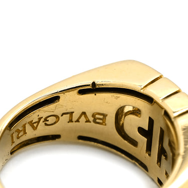 ブルガリ BVLGARI パレンテシ イエローゴールド K18YG リング 指輪 18K 18金 750 YG 10号