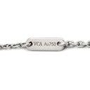 ヴァンクリーフアーペル Van Cleef & Arpels スウィート アルハンブラ パピヨン VCARF80500 ブルー×ホワイトゴールド K18WG ターコイズ ネックレス Au750 18K WG ターコイズ VCA