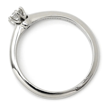 ティファニー Tiffany & Co ソリティア ダイヤリング プラチナシルバー Pt950 ダイヤモンド リング 指輪 T＆Co. 一粒 1P 立爪 0.19ct 12.5号