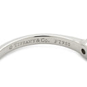 ティファニー Tiffany & Co ソリティア ダイヤリング プラチナシルバー Pt950 ダイヤモンド リング 指輪 T＆Co. 一粒 1P 立爪 0.19ct 12.5号