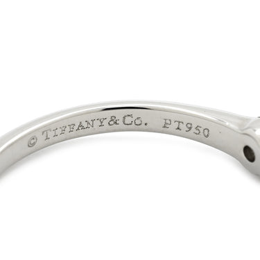ティファニー Tiffany & Co ソリティア ダイヤリング プラチナシルバー Pt950 ダイヤモンド リング 指輪 T＆Co. 一粒 1P 立爪 0.19ct 12.5号