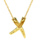 ティファニー Tiffany & Co Xペンダント キス イエローゴールド K18YG ネックレス T＆Co. 18K 750 YG パロマピカソ