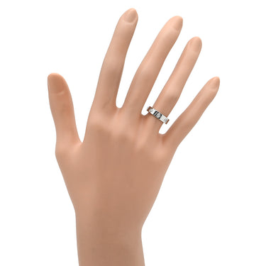 カルティエ Cartier LOVE ミニラブリング フルダイヤ B4050600 ホワイトゴールド K18WG ダイヤモンド #47(JP7) リング 指輪 スモールモデル 750 18K WG 8石 8P 7号