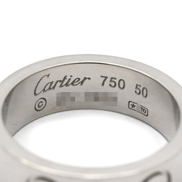 カルティエ Cartier ラブリング B4084700 ホワイトゴールド K18WG #50(JP10) リング 指輪 クラシックモデル LOVE Ring 750 18K WG 10号
