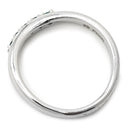 タサキ TASAKI トルマリン カーブリング ブルー×プラチナシルバー Pt900 トルマリン リング 指輪 TASAKI プラチナ 緑 5P 11.5号