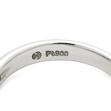 タサキ TASAKI トルマリン カーブリング ブルー×プラチナシルバー Pt900 トルマリン リング 指輪 TASAKI プラチナ 緑 5P 11.5号
