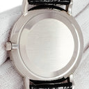 腕時計 パテックフィリップ PATEK PHILIPPE カラトラバ 5022G-001 手巻き メンズ OH済 K18WG無垢 ブラック スモールセコンド ローマン
