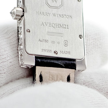 腕時計 ハリーウィンストン Harry Winston アヴェニュー クラシック オーロラ AVEQHM21WW231 クオーツ レディース K18WG無垢 純正ダイヤ