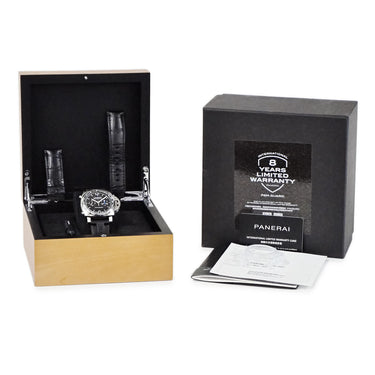 腕時計 パネライ PANERAI ルミノール クロノ PAM01109 X番 自動巻き メンズ X番 ブラック クロノグラフ タキメーター スモールセコンド