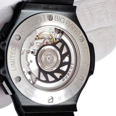 腕時計 ウブロ HUBLOT ビッグバン ブラックフローピンク 341.SV.9090.PR.0933 自動巻き メンズ 純正ダイヤ&サファイア 限定
