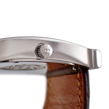 腕時計 エルメス HERMES Hウォッチ MM ドゥブルトゥール HH1.510 クオーツ レディース H型 ホワイト 白 アラビア ギョウシェ