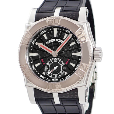 腕時計 ロジェデュブイ ROGER DUBUIS イージーダイバー SE40 14 9/0 K9.53R 自動巻き メンズ OH済 K18WG×SS×カーボン スモールセコンド