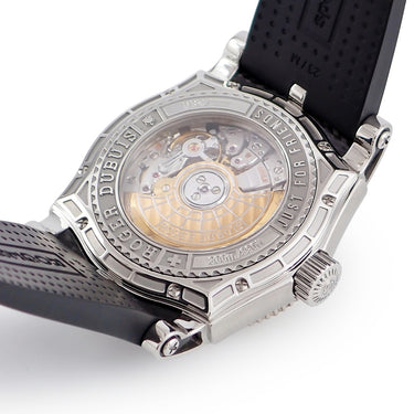 腕時計 ロジェデュブイ ROGER DUBUIS イージーダイバー SE40 14 9/0 K9.53R 自動巻き メンズ OH済 K18WG×SS×カーボン スモールセコンド