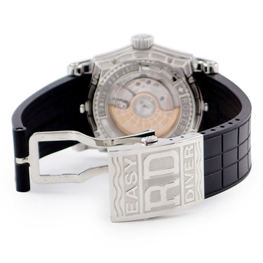 腕時計 ロジェデュブイ ROGER DUBUIS イージーダイバー SE40 14 9/0 K9.53R 自動巻き メンズ OH済 K18WG×SS×カーボン スモールセコンド