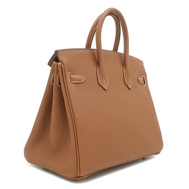 エルメス HERMES バーキン 25 ゴールド トゴ ハンドバッグ ゴールド金具 新品 未使用 茶 2026年製