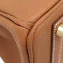 エルメス HERMES バーキン 25 ゴールド トゴ ハンドバッグ ゴールド金具 新品 未使用 茶 2026年製