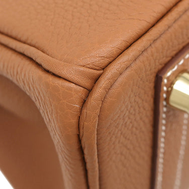 エルメス HERMES バーキン 25 ゴールド トゴ ハンドバッグ ゴールド金具 新品 未使用 茶 2026年製
