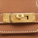 エルメス HERMES バーキン 25 ゴールド トゴ ハンドバッグ ゴールド金具 新品 未使用 茶 2026年製