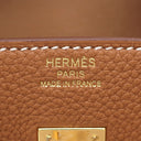 エルメス HERMES バーキン 25 ゴールド トゴ ハンドバッグ ゴールド金具 新品 未使用 茶 2026年製