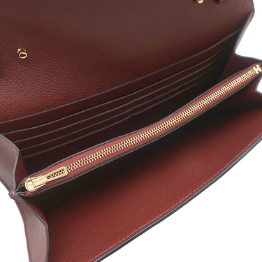 エルメス HERMES コンスタンス トゥーゴー ルージュアッシュ エバーカラー 長財布 ゴールド金具 赤茶