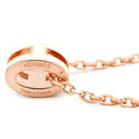 エルメス Hermes ポップアッシュ ミニ ペンダント ホワイトXローズゴールド GP ラッカー ネックレス ピンクゴールド金具 白 Hモチーフ 新品 未使用