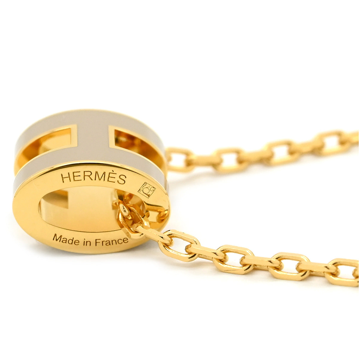 エルメス Herms ポップアッシュ ミニ ペンダント マロングラッセ