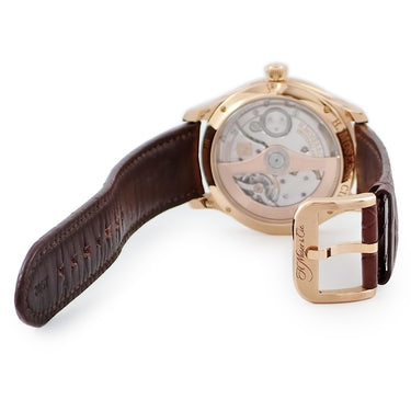 腕時計 H.モーザー H. MOSER & CIE. エンデバー センターセコンド 1200-0400 自動巻き メンズ K18RG無垢 純正ダイヤ シグネチャーフュメ