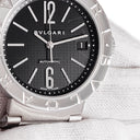 腕時計 ブルガリ BVLGARI ブルガリブルガリ BB38BSSDAUTO/N BB38SS 自動巻き メンズ ブラック デイト バー アラビア ギョウシェ