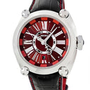 腕時計 セイコー SEIKO ガランテ GMT SBLM005 8L36-00C0 自動巻き メンズ デイト デュアルタイム ローマン ワインレッド 赤