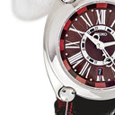 腕時計 セイコー SEIKO ガランテ GMT SBLM005 8L36-00C0 自動巻き メンズ デイト デュアルタイム ローマン ワインレッド 赤
