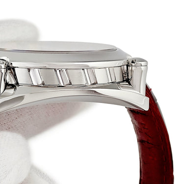 腕時計 セイコー SEIKO ガランテ GMT SBLM005 8L36-00C0 自動巻き メンズ デイト デュアルタイム ローマン ワインレッド 赤