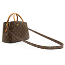 ルイヴィトン LOUIS VUITTON モンテーニュ BB M41055 モノグラム モノグラムキャンバス 2WAYバッグ ゴールド金具 茶 ショルダー ハンドバッグ