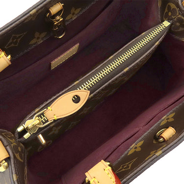 ルイヴィトン LOUIS VUITTON モンテーニュ BB M41055 モノグラム モノグラムキャンバス 2WAYバッグ ゴールド金具 茶 ショルダー ハンドバッグ